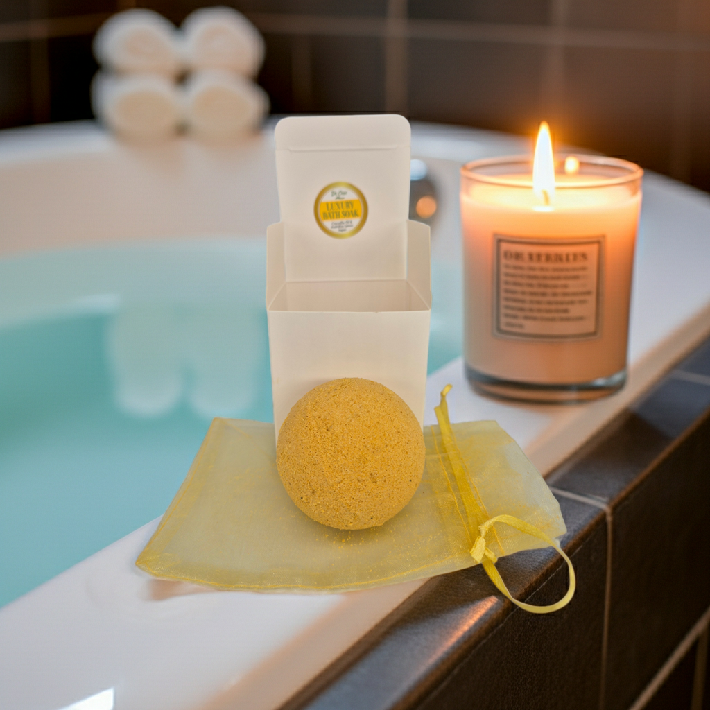 Dr Croc Lemon Apsen & Crocodile Oil Luxury Soak - pH-Balancing and Clarifying Treatment Sphere