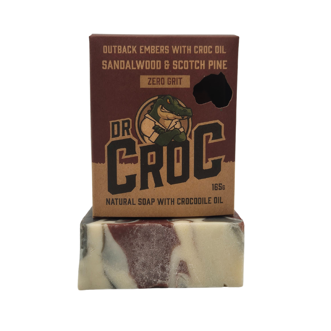 Outback Embers Soap Bar infused with Crocodile OIl