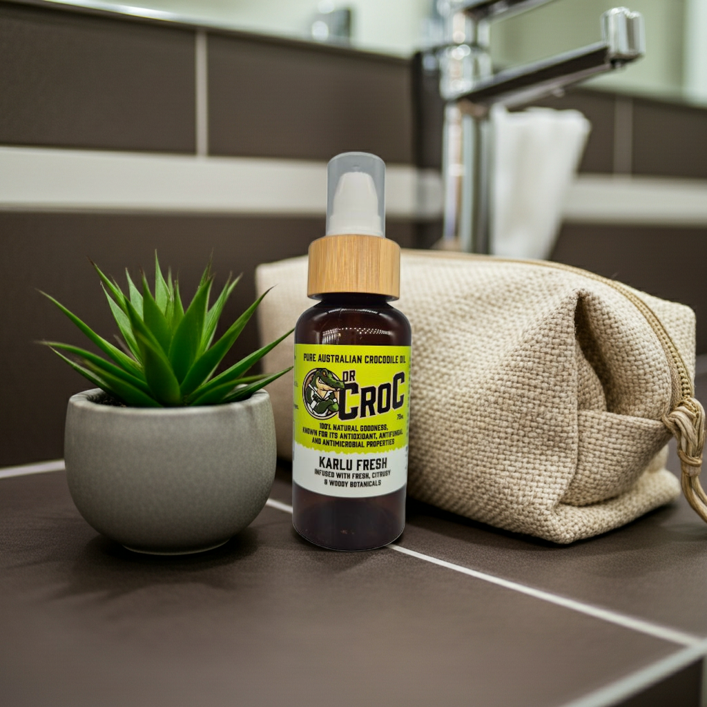 Crocodile Oil scented with Eucalyptus, spearmint & Buddha Wood- 75ml