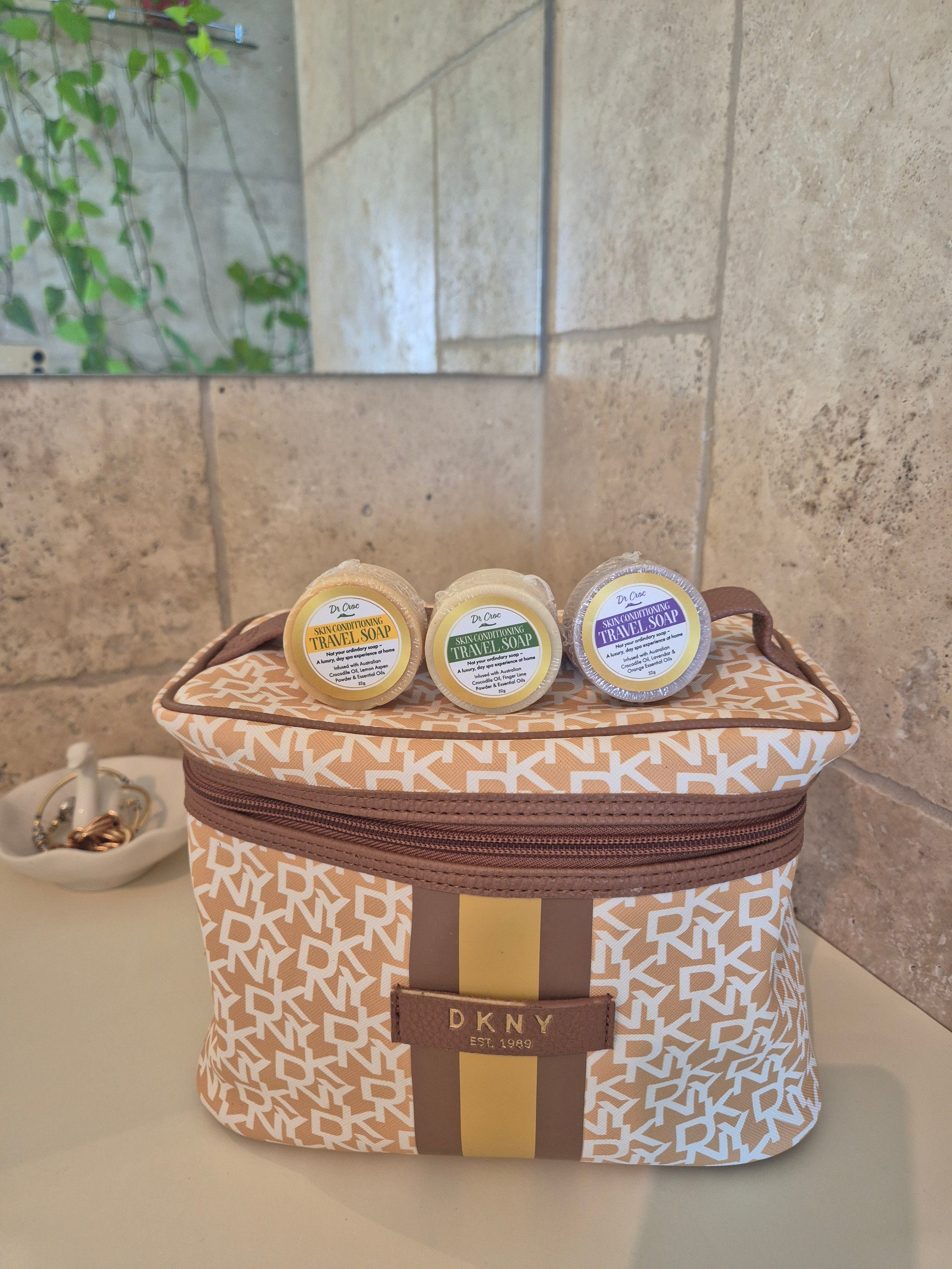 Dr Croc Skin-Condition Travel Soap Bar 32g - Handmade Mini Soap, All Natural, Infused with Crocodile Oil